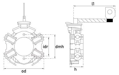 Starter brush holder assembly TT51334