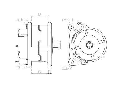 Alternator TT13005 PRO