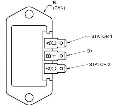 Alternator rectifier and regulator assembly TT30006