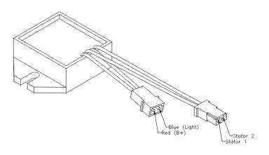 Alternator rectifier and regulator assembly TT30004