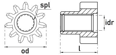 Pinion TT62141