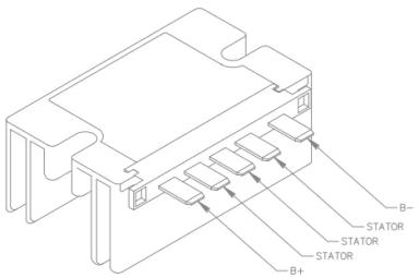 Alternator rectifier and regulator assembly TT30012