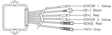 Alternator rectifier and regulator assembly TT30011