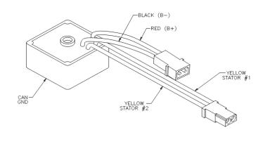 Alternator rectifier and regulator assembly TT30005