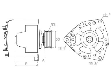Alternator TT11731 PRO